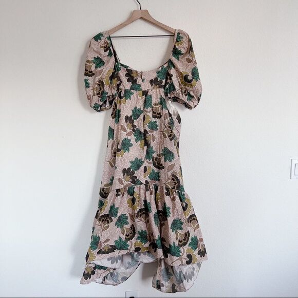 Autumn Adeigbo Womens Midege Dress - Pink Floral Size 14 - Picture 10 of 12